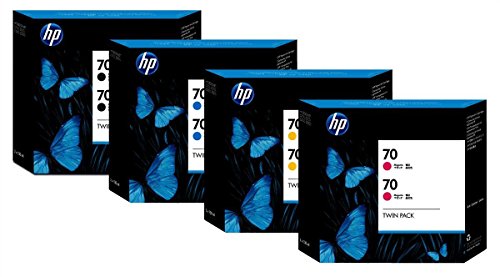 HP 70 (C9448A) Original Tintenpatrone für DesignJet, Kompatibel mit HP DNJ Z 2100, 2100 24 Inch, Z 2100 44 Inch, Z 2100 Gp 24 Inch, Z 3100 24 Zoll, Z 3100 44 Zoll, Z 3200 24 Zoll, Schwarz Foto von Hewlett-Packard