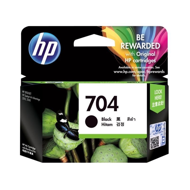 HP 704 Original Tinte schwarz - CN692AE von Hewlett Packard