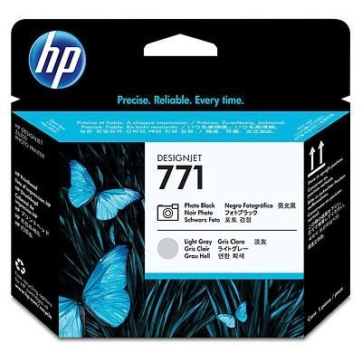 HP 771 Fotoschwarz/Hellgrau DesignJet Druckkopf - CE020A von Hewlett Packard