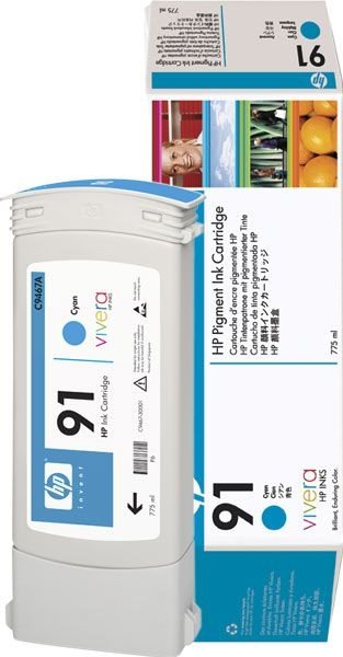 HP 91 original Tinte cyan - C9467A HP 91 original Tinte cyan - C9467A von Hewlett Packard