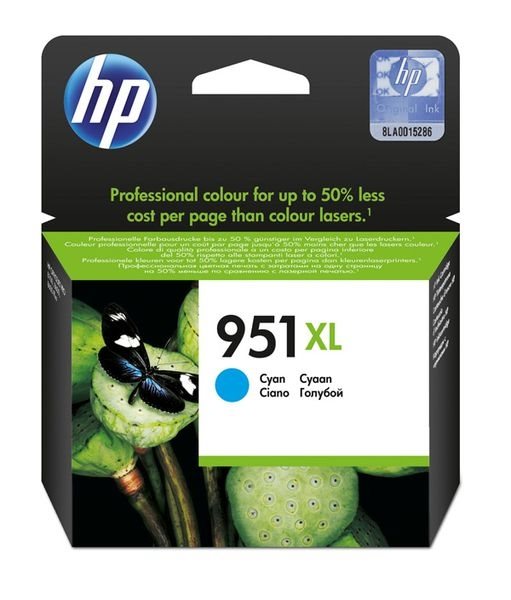 HP 951XL original HC Tinte cyan - CN046AE von Hewlett Packard
