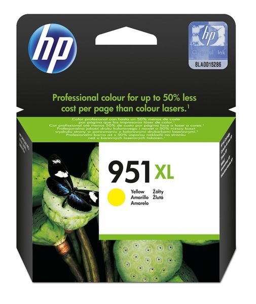 HP 951XL original HC Tinte gelb - CN048AE von Hewlett Packard