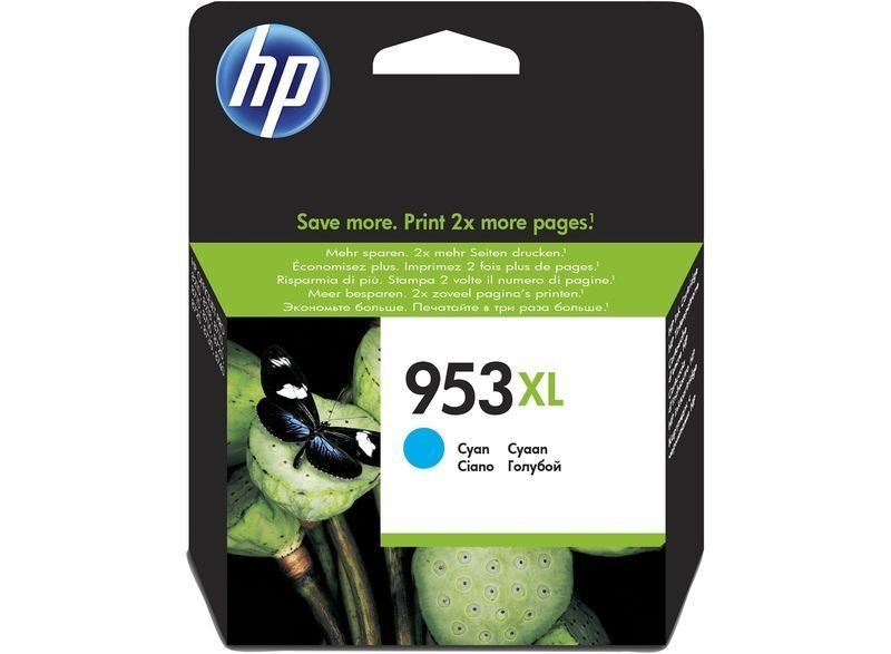 HP 953XL original HC Tinte cyan - F6U16AE von Hewlett Packard