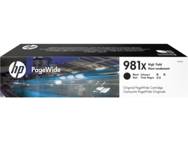 HP 981X original HC PageWide Tinte schwarz - L0R12A HP 981X original HC PageWide Tinte schwarz - L0R12A von Hewlett Packard