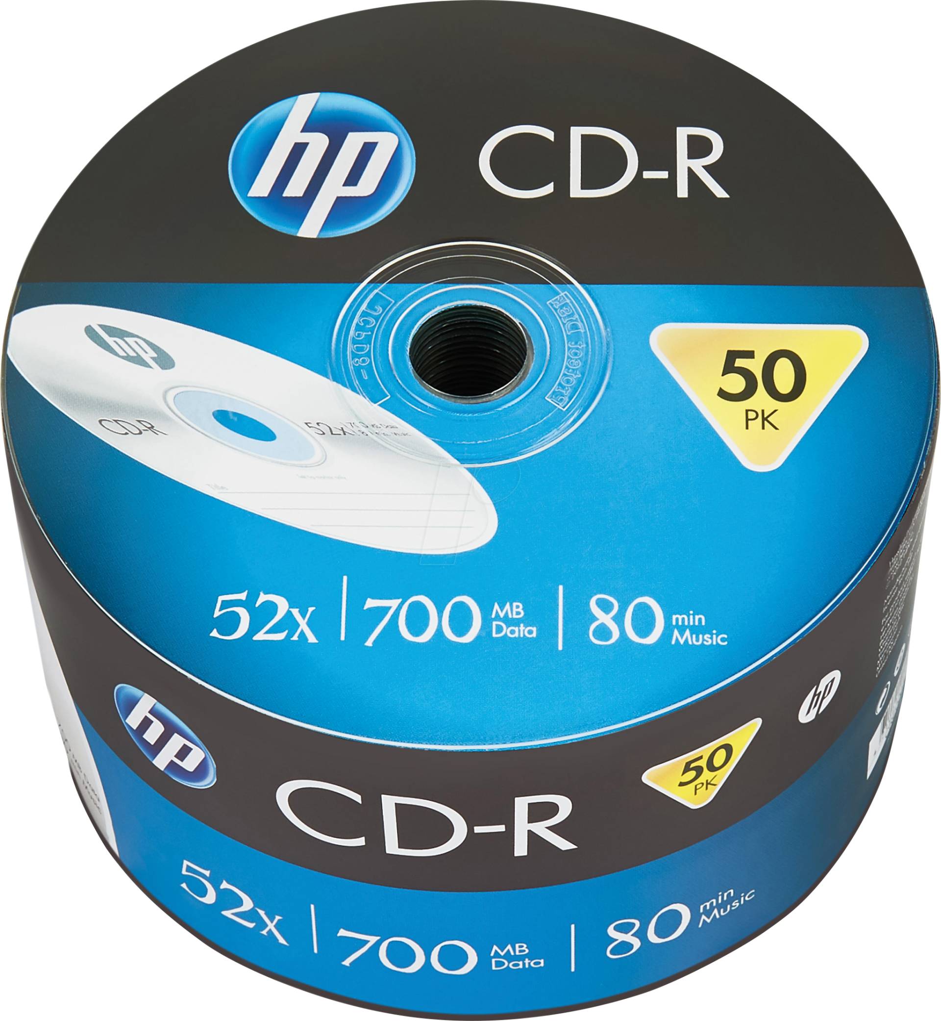 HP CRE00070 - CD-R 700MB/80min 52x, 50-er Bulk von Hewlett Packard