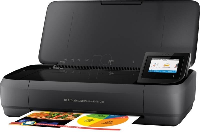 HP CZ992A - Drucker, Tinte, 3-in-1, A4, mobil, USB/WLAN von Hewlett Packard