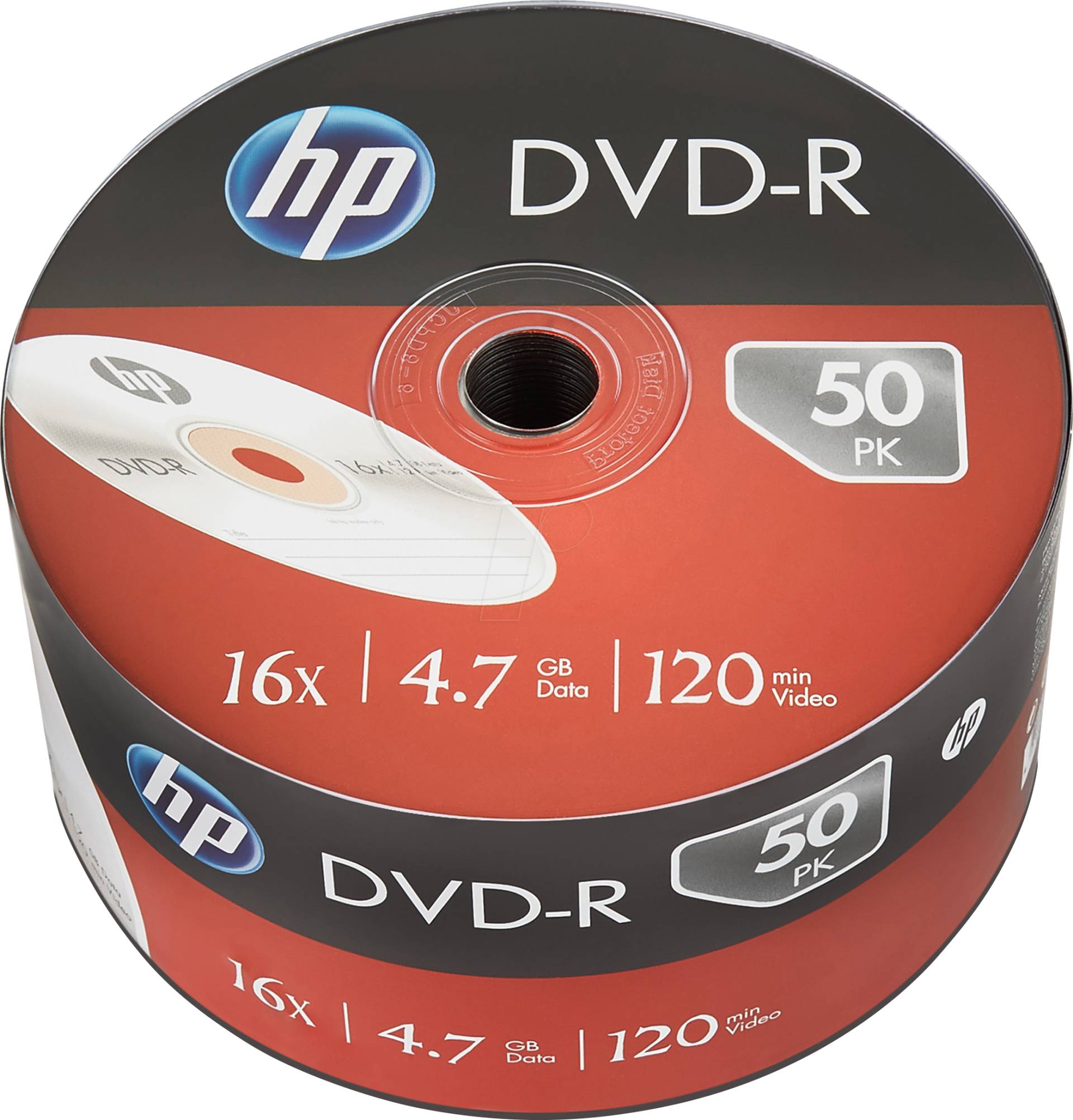 HP DME00070 - DVD-R 4.7GB/120Min, 50-er Bulk von Hewlett Packard