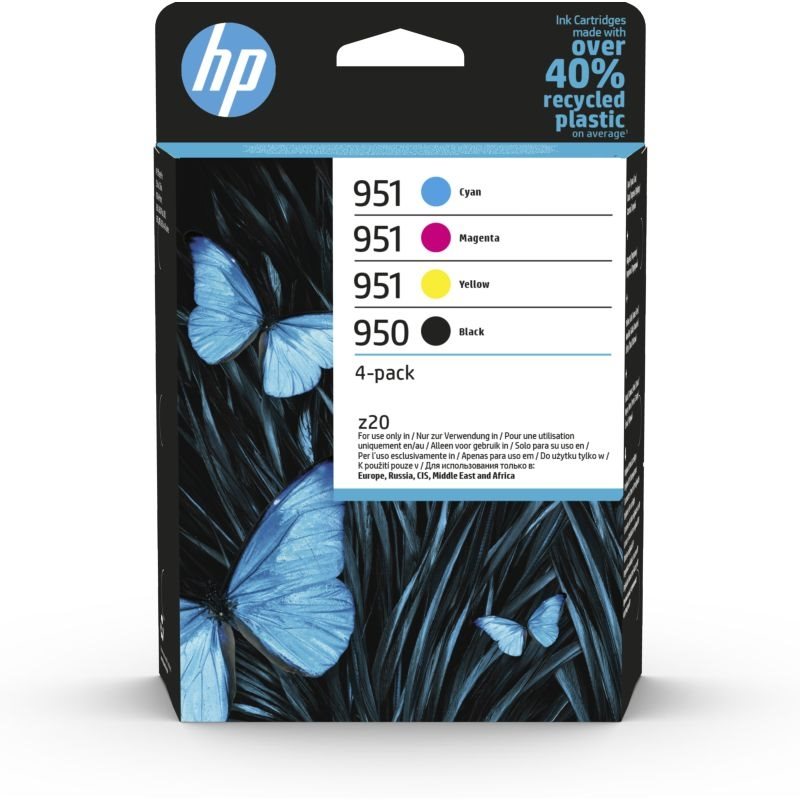 HP HP 950/HP 951 original Tinte schwarz, cyan, magenta, gelb - 6ZC65AE von Hewlett Packard