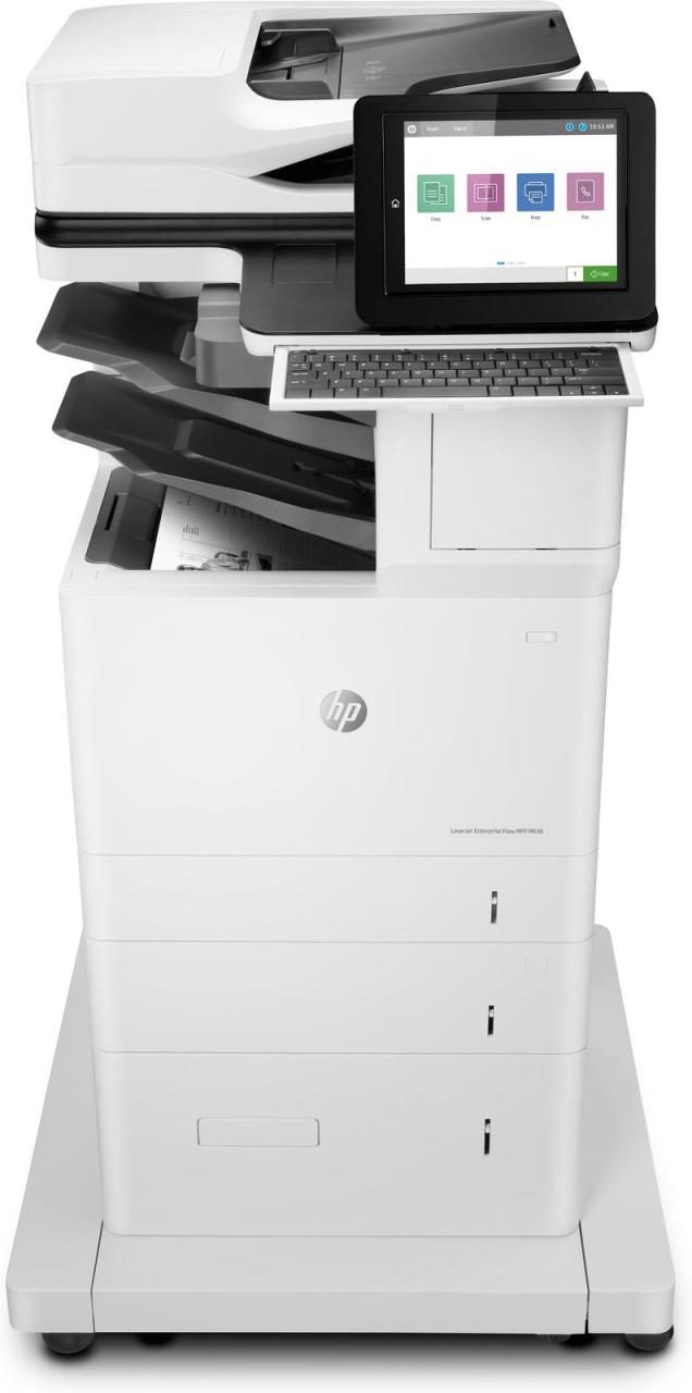 HP LaserJet Enterprise Flow M636z Laser-Multifunktionsgerät s/w von Hewlett Packard