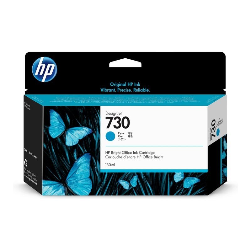 HP Original - 730 Tinte cyan -  P2V62A von Hewlett Packard