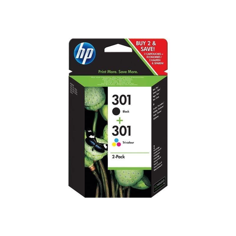 HP Original Tinten Multipack BK/C/M/Y 2er Pack - N9J72AE von Hewlett Packard