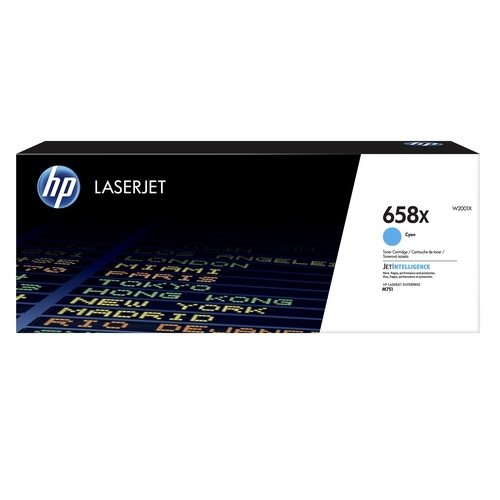 HP Original Toner 658X cyan - W2001X von Hewlett Packard