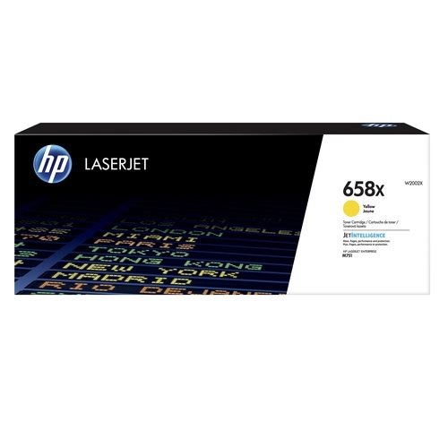 HP Original Toner 658X gelb - W2002X von Hewlett Packard