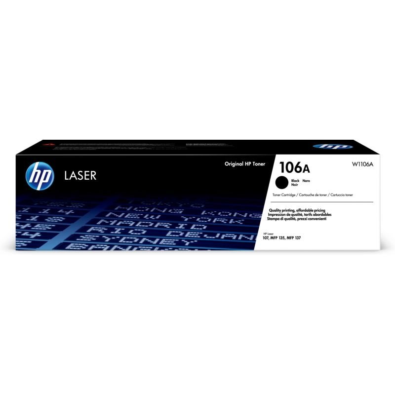 HP Original Toner schwarz 106A - W1106A HP Original Toner schwarz 106A - W1106A von Hewlett Packard