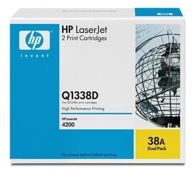 HP Toner schwarz Doppelpack für LJ 4200N von Hewlett Packard