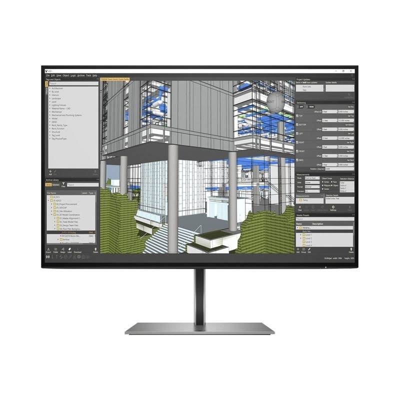 HP Z24n G3 LED-Monitor 61 cm (24") 1920x1200 WUXGA 60 Hz IPS 350 von Hewlett Packard