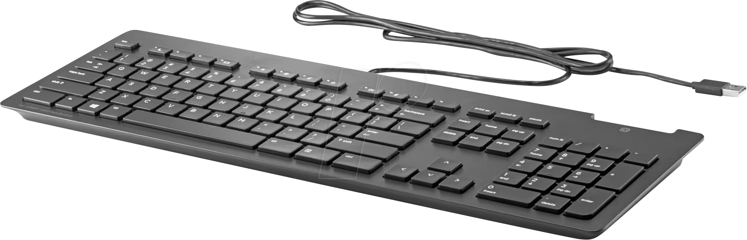 HP Z9H48AA - Tastatur, USB, Smart-Card, schwarz, Layout: DE HP Z9H48AA - Tastatur, USB, Smart-Card, schwarz, Layout: DE von Hewlett Packard