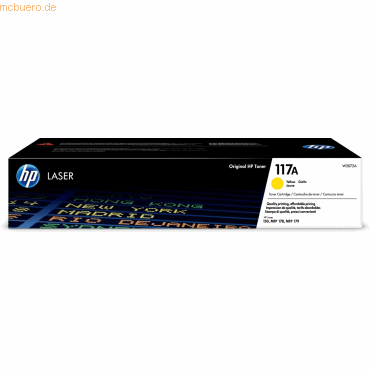 Hewlett Packard HP 117A Gelb Original Laser Tonerkartusche Hewlett Packard HP 117A Gelb Original Laser Tonerkartusche von Hewlett Packard