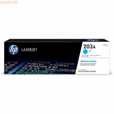 Hewlett Packard HP 203A Cyan Original LaserJet-Tonerkartusche Hewlett Packard HP 203A Cyan Original LaserJet-Tonerkartusche von Hewlett Packard