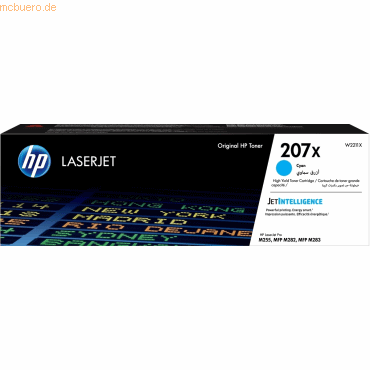 Hewlett Packard HP 207X Cyan Original LaserJet Tonerkartusche Hewlett Packard HP 207X Cyan Original LaserJet Tonerkartusche von Hewlett Packard