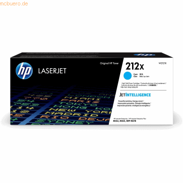 Hewlett Packard HP 212X Cyan Original LaserJet Tonerkartusche Hewlett Packard HP 212X Cyan Original LaserJet Tonerkartusche von Hewlett Packard
