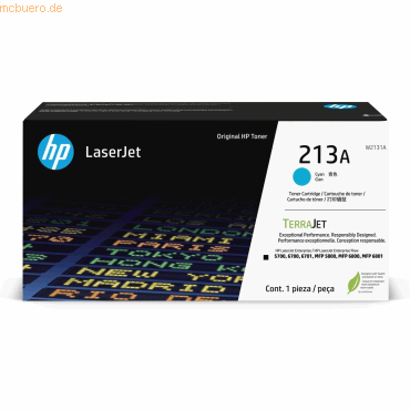 Hewlett Packard HP 213A Cyan Original LaserJet-Tonerkartusche Hewlett Packard HP 213A Cyan Original LaserJet-Tonerkartusche von Hewlett Packard