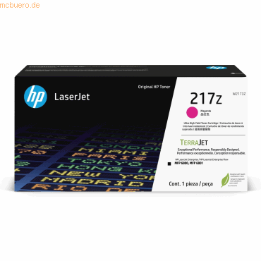 Hewlett Packard HP 217Z Magenta Orig. LaserJet Tonerkar. superhohe Rei Hewlett Packard HP 217Z Magenta Orig. LaserJet Tonerkar. superhohe Rei von Hewlett Packard
