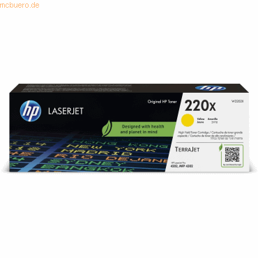 Hewlett Packard HP 220X Gelb Original LaserJet-Tonerkartusche Hewlett Packard HP 220X Gelb Original LaserJet-Tonerkartusche von Hewlett Packard