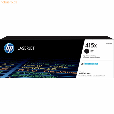 Hewlett Packard HP 415X Schwarz Original LaserJet Tonerkartusche Hewlett Packard HP 415X Schwarz Original LaserJet Tonerkartusche von Hewlett Packard