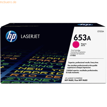 Hewlett Packard HP 653A Magenta Original LaserJet Tonerkartusche Hewlett Packard HP 653A Magenta Original LaserJet Tonerkartusche von Hewlett Packard