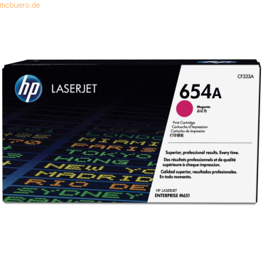 Hewlett Packard HP 654A Magenta Original LaserJet Tonerkartusche Hewlett Packard HP 654A Magenta Original LaserJet Tonerkartusche von Hewlett Packard