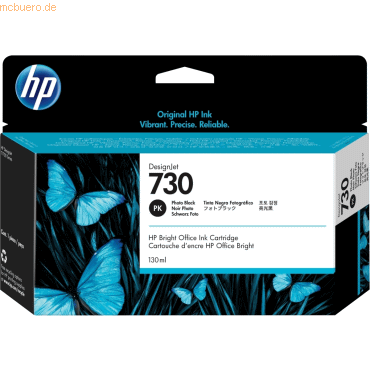 Hewlett Packard HP 730 DesignJet Druckerpatrone Fotoschwarz 130 ml Hewlett Packard HP 730 DesignJet Druckerpatrone Fotoschwarz 130 ml von Hewlett Packard