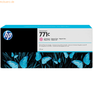 Hewlett Packard HP 771C Magenta hell DesignJet Druckerpatrone, 775 ml Hewlett Packard HP 771C Magenta hell DesignJet Druckerpatrone, 775 ml von Hewlett Packard