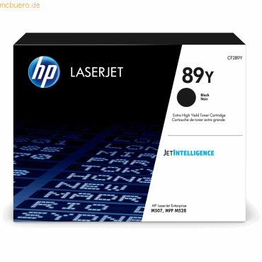 Hewlett Packard HP 89Y Schwarz Original LaserJet Tonerkartusche Hewlett Packard HP 89Y Schwarz Original LaserJet Tonerkartusche von Hewlett Packard