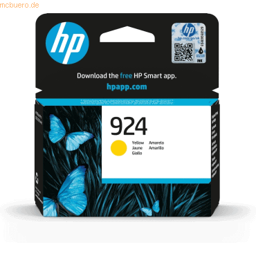 Hewlett Packard HP 924 Gelb Original Druckerpatrone Hewlett Packard HP 924 Gelb Original Druckerpatrone von Hewlett Packard