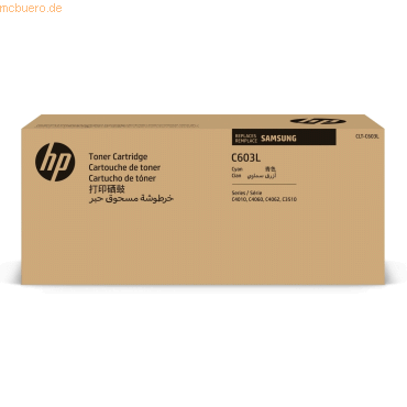 Hewlett Packard HP Samsung CLT-C603L Tonerkartusche Cyan Hewlett Packard HP Samsung CLT-C603L Tonerkartusche Cyan von Hewlett Packard