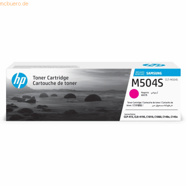 Hewlett Packard HP Samsung CLT-M504S Toner Magenta Hewlett Packard HP Samsung CLT-M504S Toner Magenta von Hewlett Packard