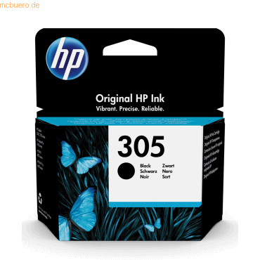 Hewlett Packard HP Tintenpatrone Nr. 305 schwarz (ca. 120 Seiten) von Hewlett Packard