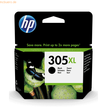 Hewlett Packard HP Tintenpatrone Nr. 305XL schwarz (ca. 240 Seiten) von Hewlett Packard