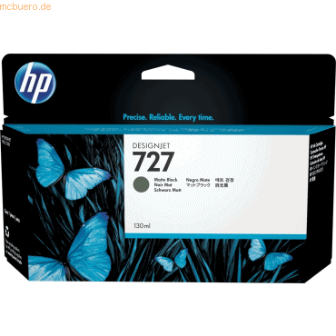 Hewlett Packard HP Tintenpatrone Nr. 727 Mattschwarz 130ml Hewlett Packard HP Tintenpatrone Nr. 727 Mattschwarz 130ml von Hewlett Packard