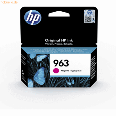 Hewlett Packard HP Tintenpatrone Nr. 963 3JA24AE Magenta (ca. 700 Seit von Hewlett Packard