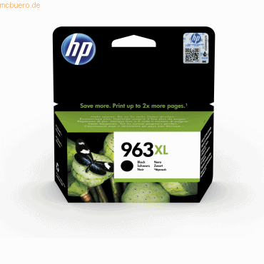 Hewlett Packard HP Tintenpatrone Nr. 963XL 3JA30AE Schwarz (ca. 2.000 von Hewlett Packard