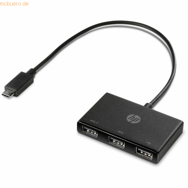 Hewlett Packard HP USB-C zu USB-A Hub Hewlett Packard HP USB-C zu USB-A Hub von Hewlett Packard