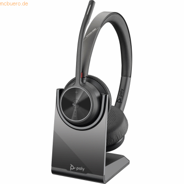 Hewlett Packard Poly BT Headset Voyager 4320 UC Stereo USB-A mit Stand von Hewlett Packard