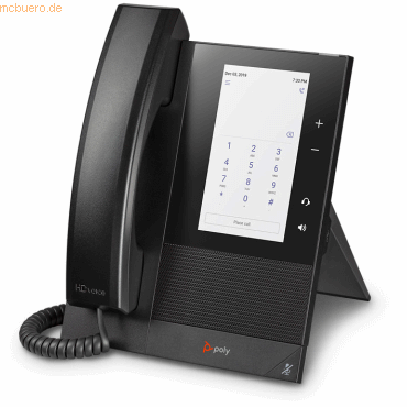 Hewlett Packard Poly CCX 400 Phone SIP (PoE, ohne Netzteil) von Hewlett Packard