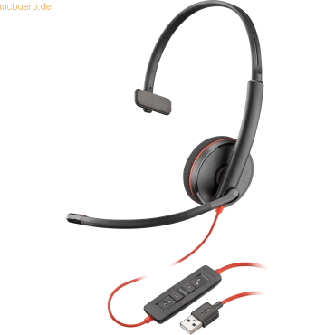 Hewlett Packard Poly Headset Blackwire C3210 monaural USB-A Hewlett Packard Poly Headset Blackwire C3210 monaural USB-A von Hewlett Packard