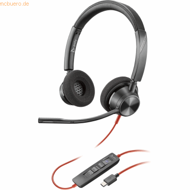 Hewlett Packard Poly Headset Blackwire C3320-M Stereo USB-C/A Teams von Hewlett Packard