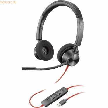 Hewlett Packard Poly Headset Blackwire C3320-M binaural USB-C Teams von Hewlett Packard