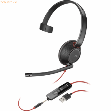 Hewlett Packard Poly Headset Blackwire C5210 monaural USB-A & 3,5 mm Hewlett Packard Poly Headset Blackwire C5210 monaural USB-A & 3,5 mm von Hewlett Packard