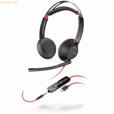 Hewlett Packard Poly Headset Blackwire C5220 Stereo USB-C/A & 3,5 mm ( Hewlett Packard Poly Headset Blackwire C5220 Stereo USB-C/A & 3,5 mm ( von Hewlett Packard